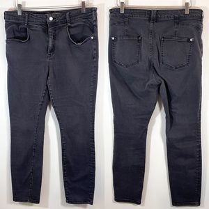 Anthropologie Pilcro and the Letterpress High Rise Jeans in Dark Gray